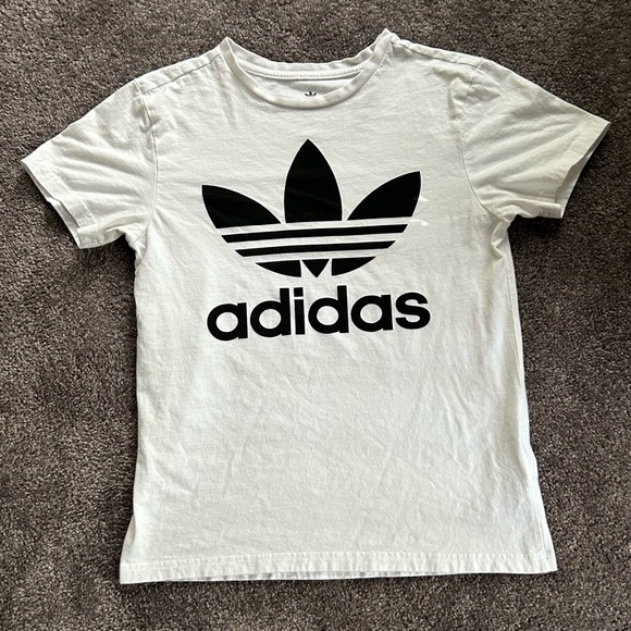 Boys Adidas Originals Adicolor Trefoil T-shirt - Picture 2 of 7
